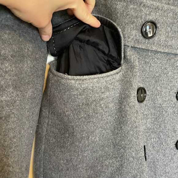 Zara gray wool coat size S - Picture 6 of 8